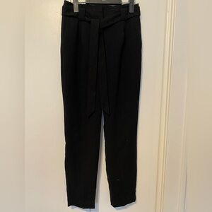 Express High Rise Paperbag Tie-Waist Trousers